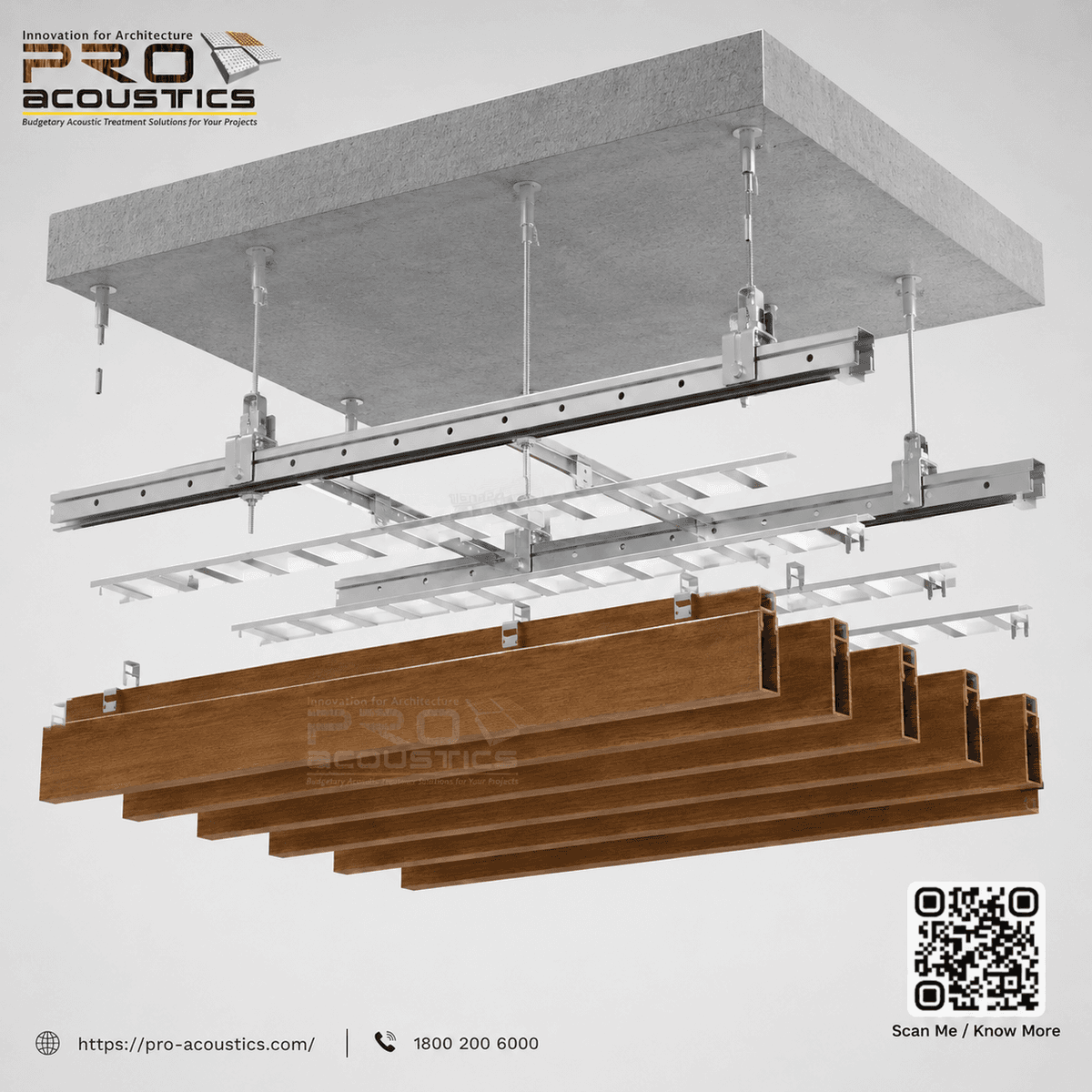 Polymer Baffle Ceiling System