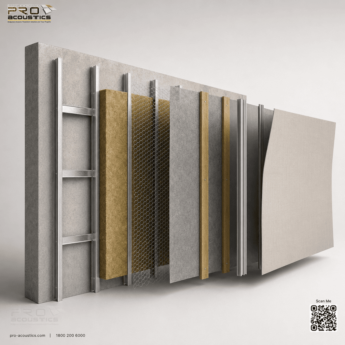 Stretch Fabric Acoustical Wall Panel