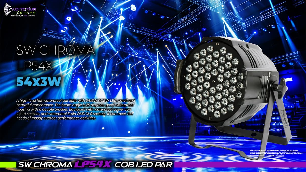 RGBW 54 x 3W LED PAR fixture