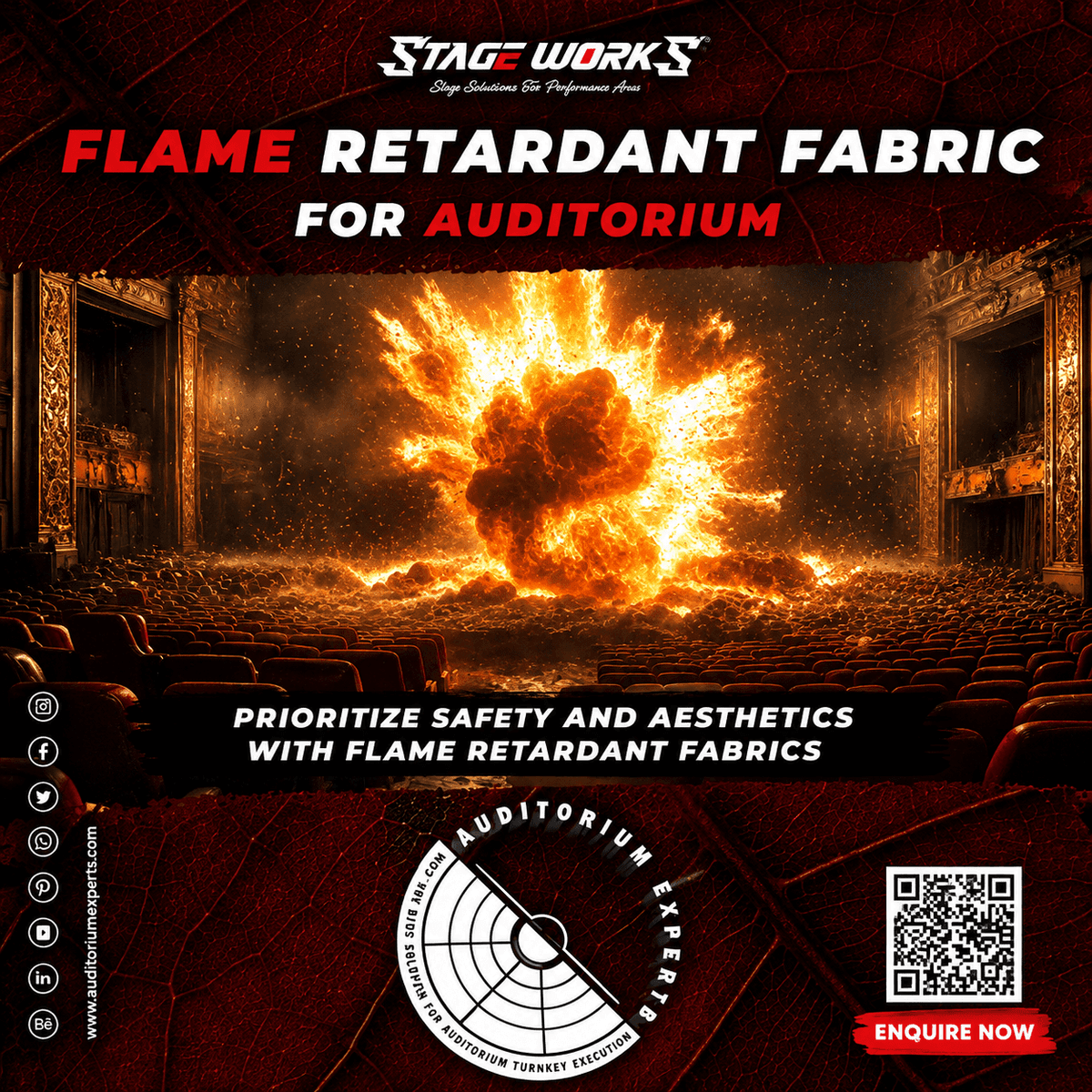 Flame Retardant Treatment of Fabric for Fire Safety