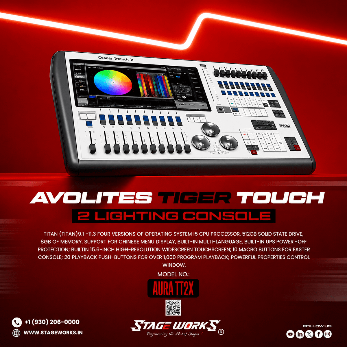 Avolites Tiger Touch II Lighting Console