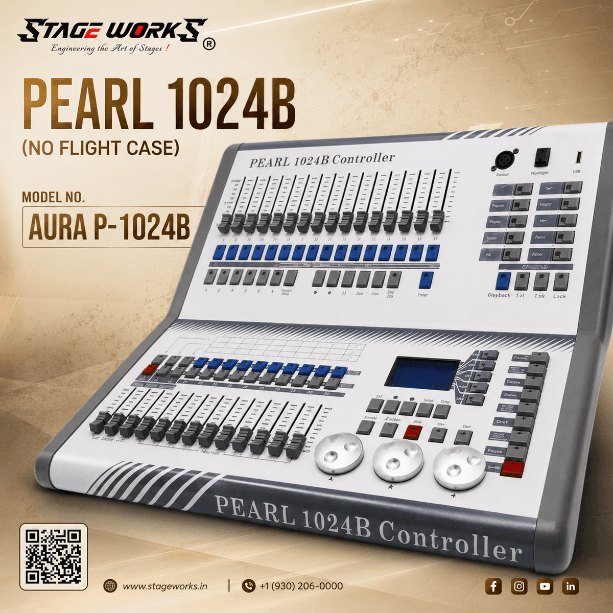 Pearl 1024B Lighting Console (AURA P-1024B)
