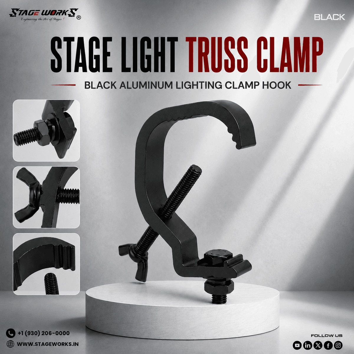 Stage Light Aluminum Clamp / Truss Hook